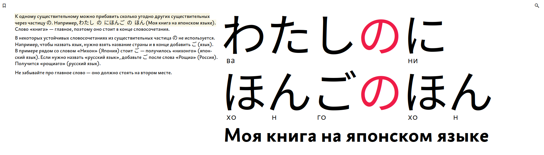 Книга про японский язык.