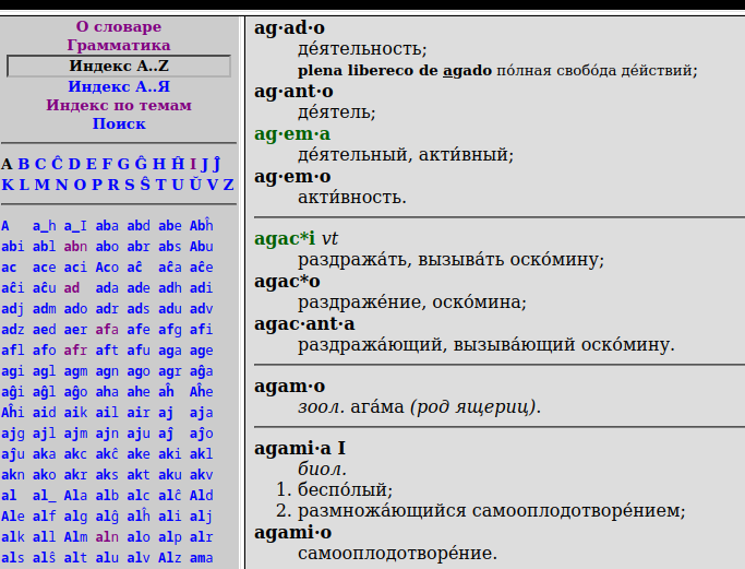 Один из словарей.